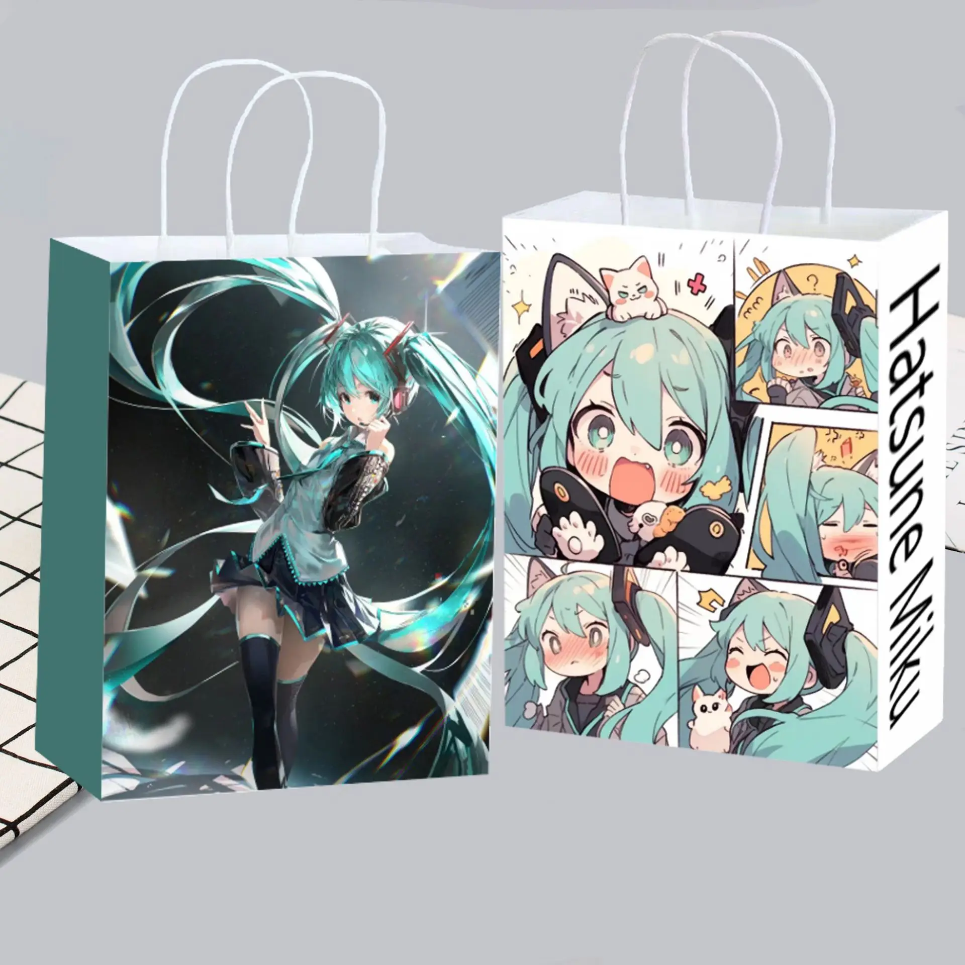Anime Tote Bag - Tas Kertas Anime Hatsune Miku yang