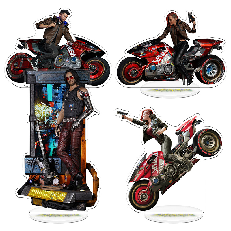 Anime Merchandise Figures - Cyberpunk 2077 V Game Merchandise Stand