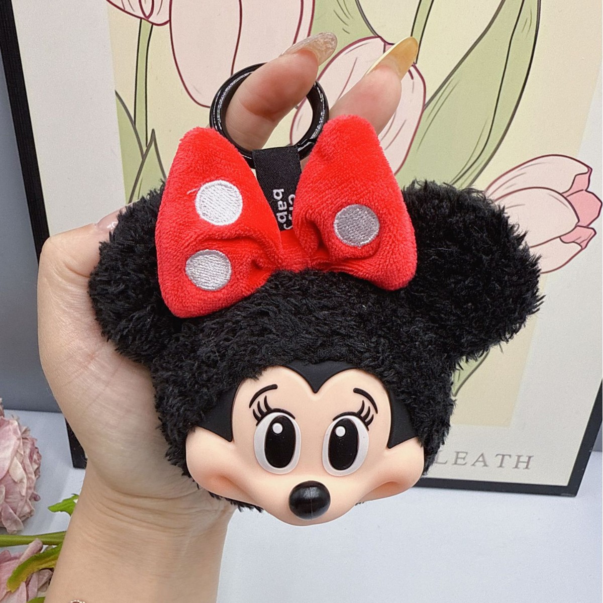 Anime Merchandise Figures - Gantungan Kunci Boneka Mickey Minnie Lucu
