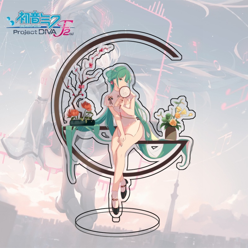 Anime Merchandise Figures - Standee Hatsune Miku Akrilik Besar, Dekorasi