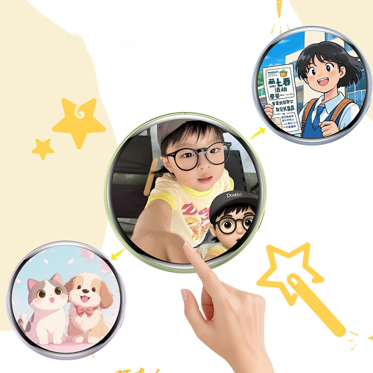 Pin Display E-Badge Anime Dina - Anime Merchandise China ulasan dan harga