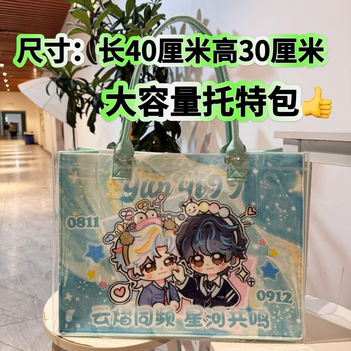 Tas Jinjing Modifikasi Yunyi X - Anime Tote Bag ulasan dan harga