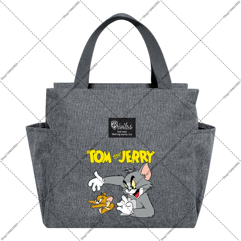 Tom and Jerry Tas Makan Siang  - Anime Tote Bag ulasan dan harga